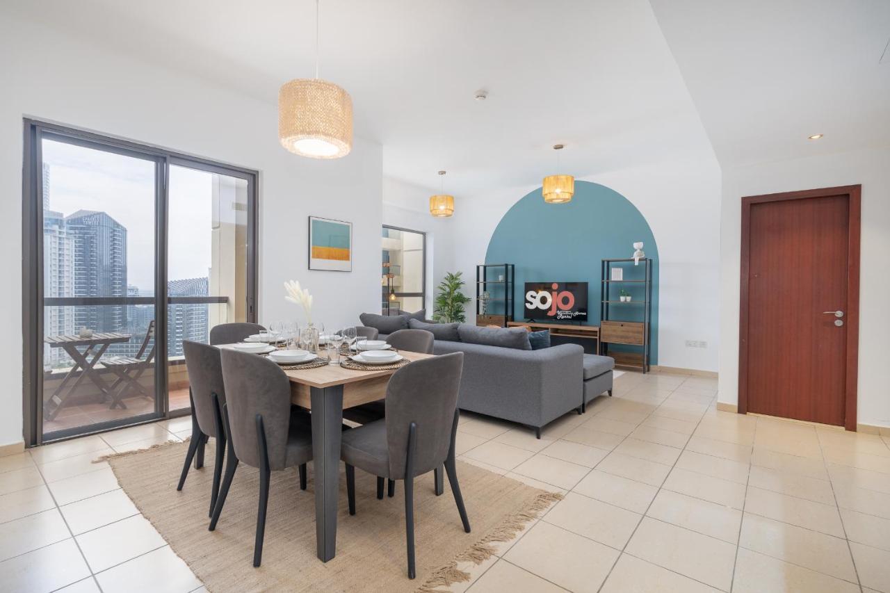Jbr Beach Bliss One Three Bedroom Luxury Apartments By Sojo Stay Dubai Ngoại thất bức ảnh